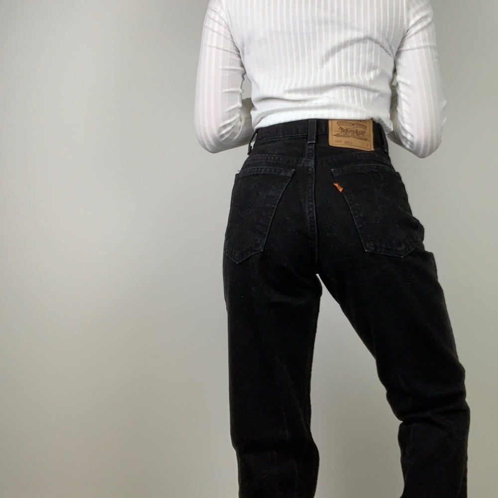 Levi's High Rise Black Jeans
